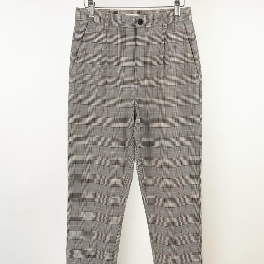 Carhartt Pullman Grey Glencheck Ankle Pants